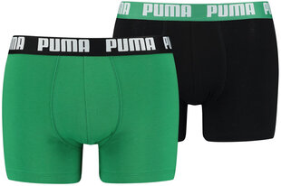 Puma Trikotāžas Apakšveļa Basic Boxer Green Black 906823 34/L cena un informācija | Vīriešu apakšbikses | 220.lv