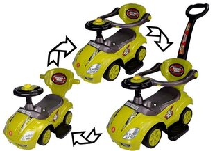 Bērnu stumjamais automobilis 3in1 dzeltens cena un informācija | Rotaļlietas zīdaiņiem | 220.lv