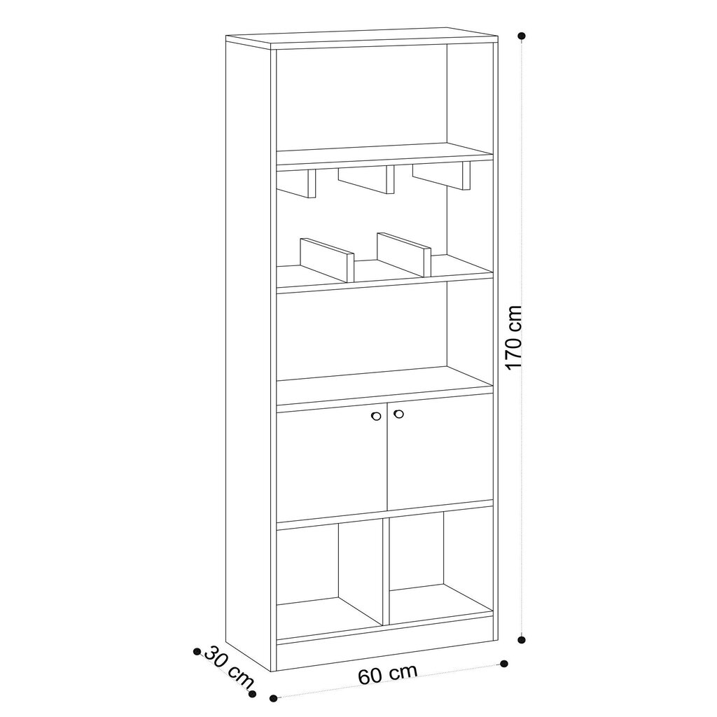 Plaukts Kalune Design Marisa, brūns цена и информация | Plaukti | 220.lv