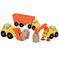 Комплект строительных машинок Ecoiffier Abrick цена и информация | Конструктор автомобилей игрушки для мальчиков | 220.lv