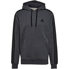 Adidas Džemperi M 3s Fl Hoodie Grey cena un informācija | Sporta apģērbs vīriešiem | 220.lv