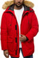 Jaka vīriešiem J.Style Red 5M779-270 sarkana cena un informācija | Vīriešu virsjakas | 220.lv