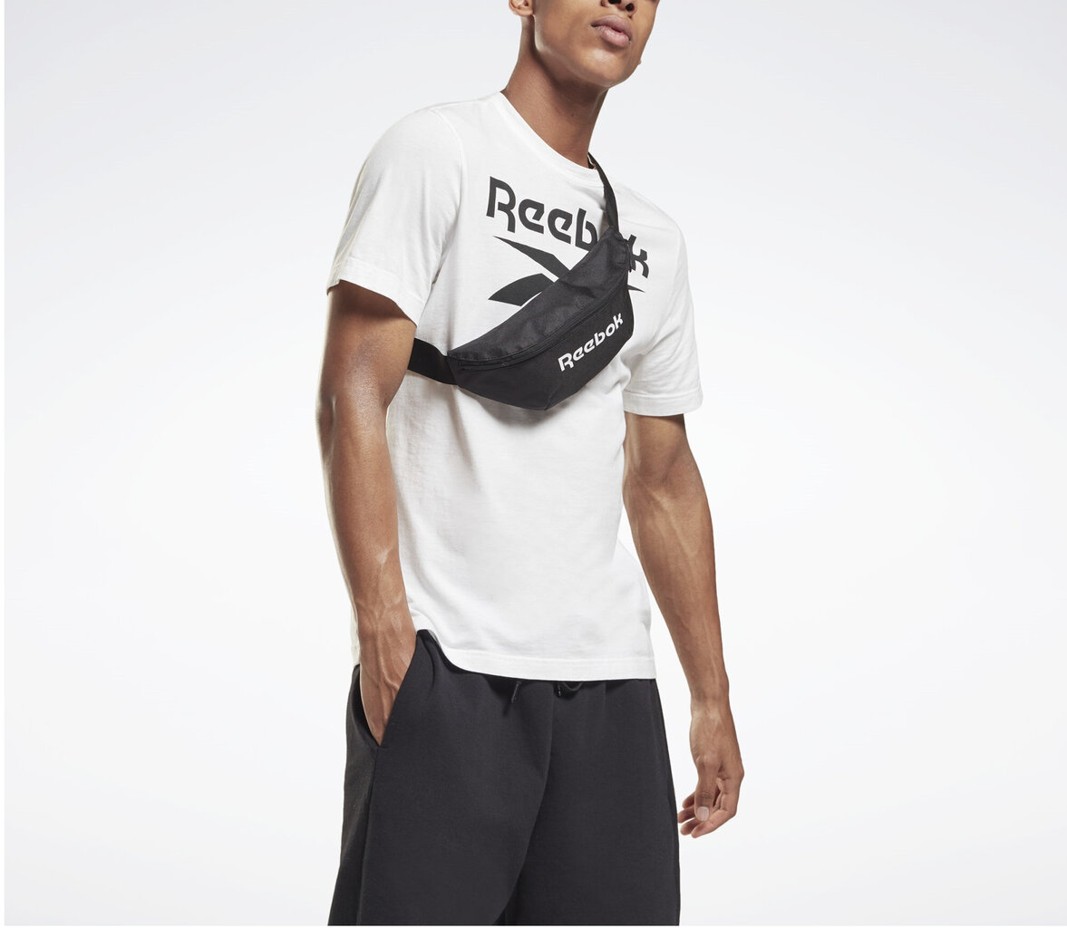 Reebok Vidukļa Soma Act Core Ll Black H36569 cena un informācija | Sieviešu somas | 220.lv