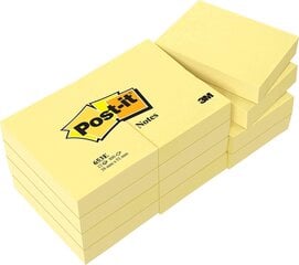 Līmlapiņas POST-IT, 38x51 mm, 300 loksnes, dzeltenas cena un informācija | Burtnīcas un papīra preces | 220.lv