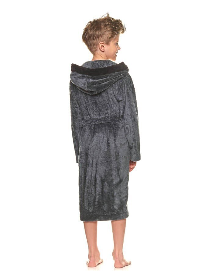 Bērnu peldmētelis 2040-ST grafit cena un informācija | Zēnu pidžamas, halāti | 220.lv