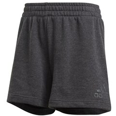 Шорты для девочек Adidas Bos Short Jr GM6948, черные цена и информация | Шорты из футера с поясом на резинке для девочек Gulliver, разноцветные | 220.lv