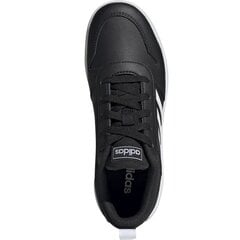 Bērnu sporta apavi Adidas Tensaur K Jr EF1084, melni цена и информация | Детская спортивная обувь | 220.lv