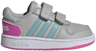 Детские кеды Adidas Hoops 2.0 Cmf I Grey H01554/6.5K цена и информация | Детская спортивная обувь | 220.lv