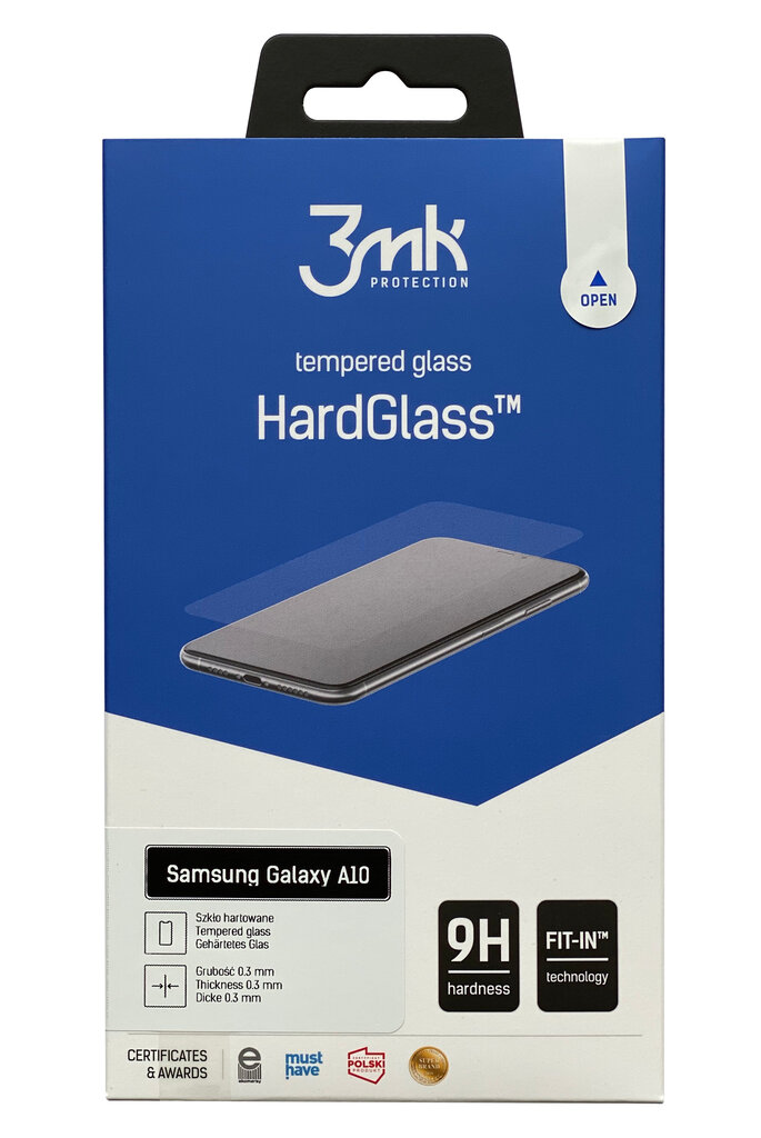 LCD aizsargstikls 3MK Hard Glass OnePlus Nord 2 5G цена и информация | Ekrāna aizsargstikli | 220.lv