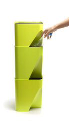 Контейнер для сортировки мусора Block20, зеленый цена и информация | Мусорные баки | 220.lv