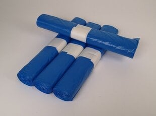 Синие пакеты 54 х 90 мм «узкие длинные», HDPE 18,25 мкм, 60 л, 40 шт. цена и информация | Мешки для мусора | 220.lv