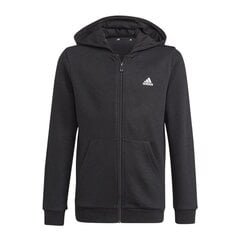 Джемпер детский Adidas Essentials Full Zip Hoodie Jr GN4020, черный цена и информация | Свитеры, жилетки, пиджаки для мальчиков | 220.lv