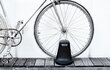 Pārvietojams japāņu velosipēda statīvs Buntin, melns cena un informācija | Citi velo piederumi un aksesuāri | 220.lv