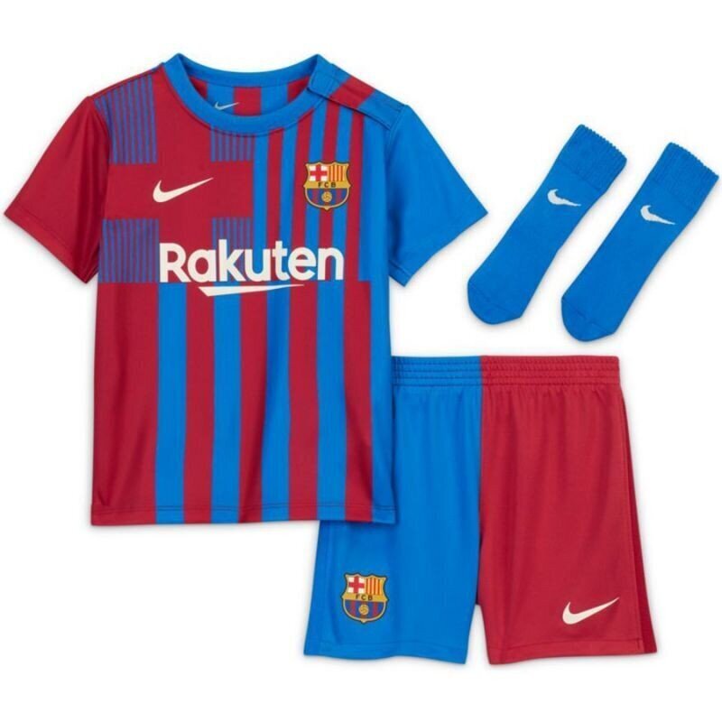 Sporta komplekts zēniem Nike FC Barcelona 2021/22 Home Jr CV8297 428, zils цена и информация | Komplekti zēniem | 220.lv