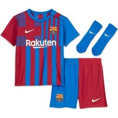 Спортивный комплект для мальчиков Nike FC Barcelona 2021/22 Home Jr CV8297 428, синий цена и информация | Комплекты для мальчиков | 220.lv