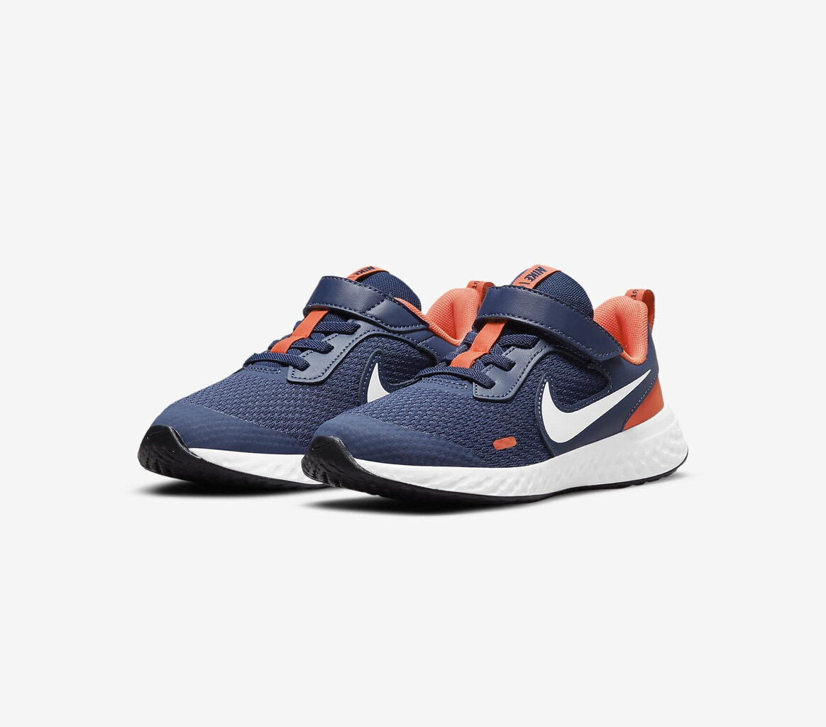 Nike Apavi Revolution 5 Blue Orange BQ5672 410/11.5K cena un informācija | Sporta apavi bērniem | 220.lv