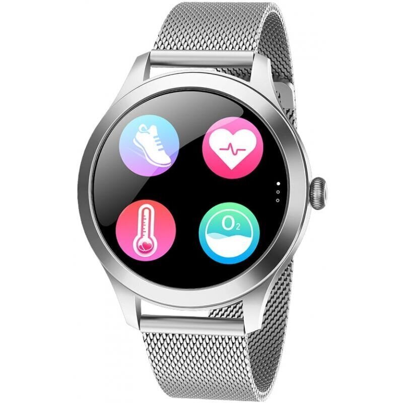 Garett Women Naomi Pro Silver Steel cena un informācija | Viedpulksteņi (smartwatch) | 220.lv