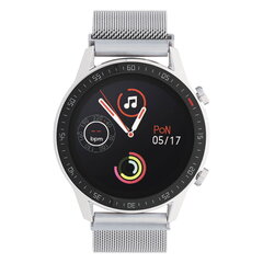 Garett Gentleman GT Silver Steel cena un informācija | Viedpulksteņi (smartwatch) | 220.lv