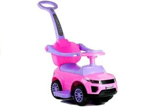 Automašīnu darbina kājas ar rokturi vecākiem 614W Pink cena un informācija | Rotaļlietas zīdaiņiem | 220.lv