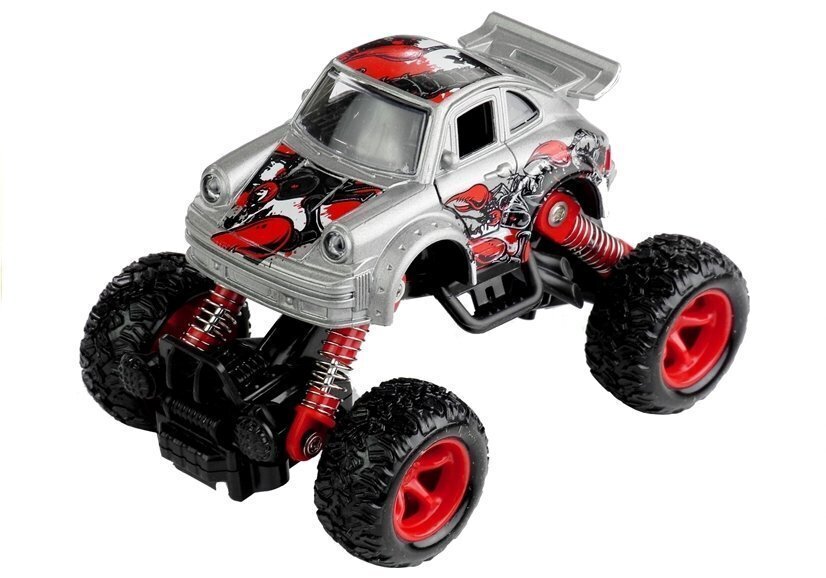Monster Truck transportlīdzeklis ar amortizatoriem 1:36 cena un informācija | Rotaļlietas zēniem | 220.lv