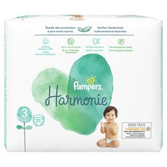 Autiņbiksītes Pampers Harmonie VP S3, 31 gab. cena un informācija | Autiņbiksītes | 220.lv