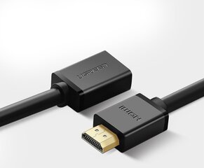 Ugreen HD107 Кабель HDMI FullHD, 3D, 2 м, черный цена и информация | Кабели и провода | 220.lv