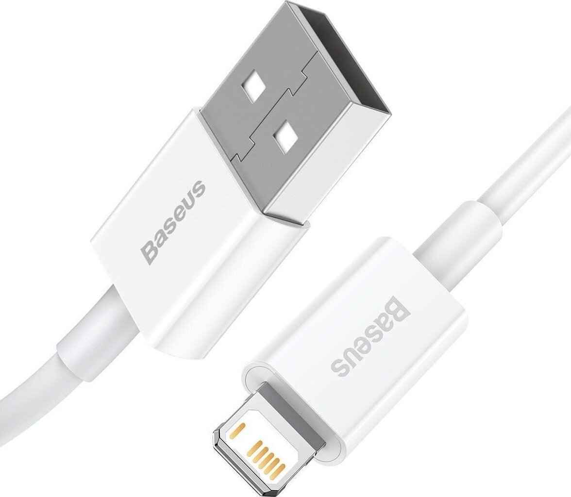 Telefona kabelis Baseus Lightning - USB Type A CALYS-B02, 1.5m cena un informācija | Savienotājkabeļi | 220.lv