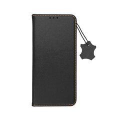 Ādas telefona vāciņš Forcell SMART PRO priekš Samsung Galaxy A22 / M22 4G, melns цена и информация | Чехлы для телефонов | 220.lv