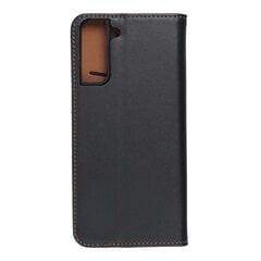 Кожаный чехол Forcell SMART PRO для Samsung Galaxy S21 Plus, черный цена и информация | Чехлы для телефонов | 220.lv