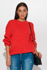 Džemperis sievietēm sarkans cena un informācija | Sieviešu džemperi | 220.lv