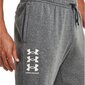 Vīriešu sporta bikses Under Under Armor Rival Fleece 3Logo Jogger Pants M 1357 131 012, pelēkas cena un informācija | Sporta apģērbs vīriešiem | 220.lv