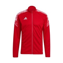 Sporta džemperis vīriešiem Adidas Condivo 21 Track M GH7124, sarkans цена и информация | Мужская спортивная одежда | 220.lv