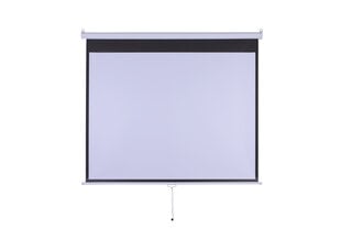 Экран настенный для проектора Šilelis ES-2, диагональ: 254 см, 16:9 цена и информация | Экраны для проекторов | 220.lv