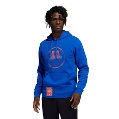 Džemperis vīriešiem Adidas You Feel Me Hoodie M H18787, zils cena un informācija | Vīriešu jakas | 220.lv