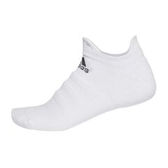 Vīriešu zeķes Adidas Alphaskin LC Ankle No-Show M CV7693, baltas cena un informācija | Vīriešu zeķes | 220.lv