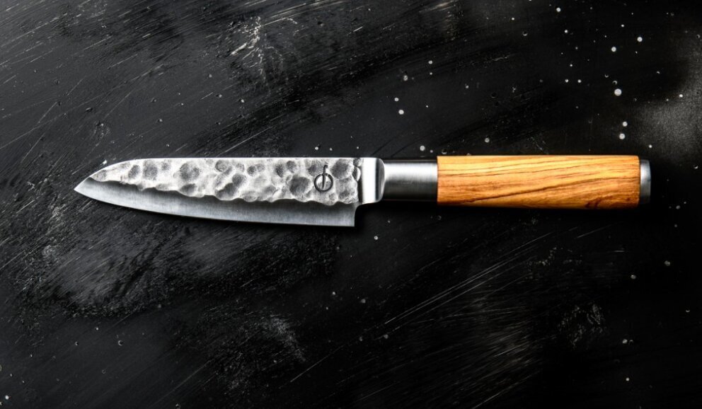 Pavāra nazis Style De Vie Olive Forged Santoku, 14 cm cena un informācija | Naži un to piederumi | 220.lv