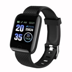 Смарт-часы iWear M6 с Full Touch 1,3 '' IPS дисплеем изм. HR & кровяного давления, черные цена и информация | Смарт-часы (smartwatch) | 220.lv