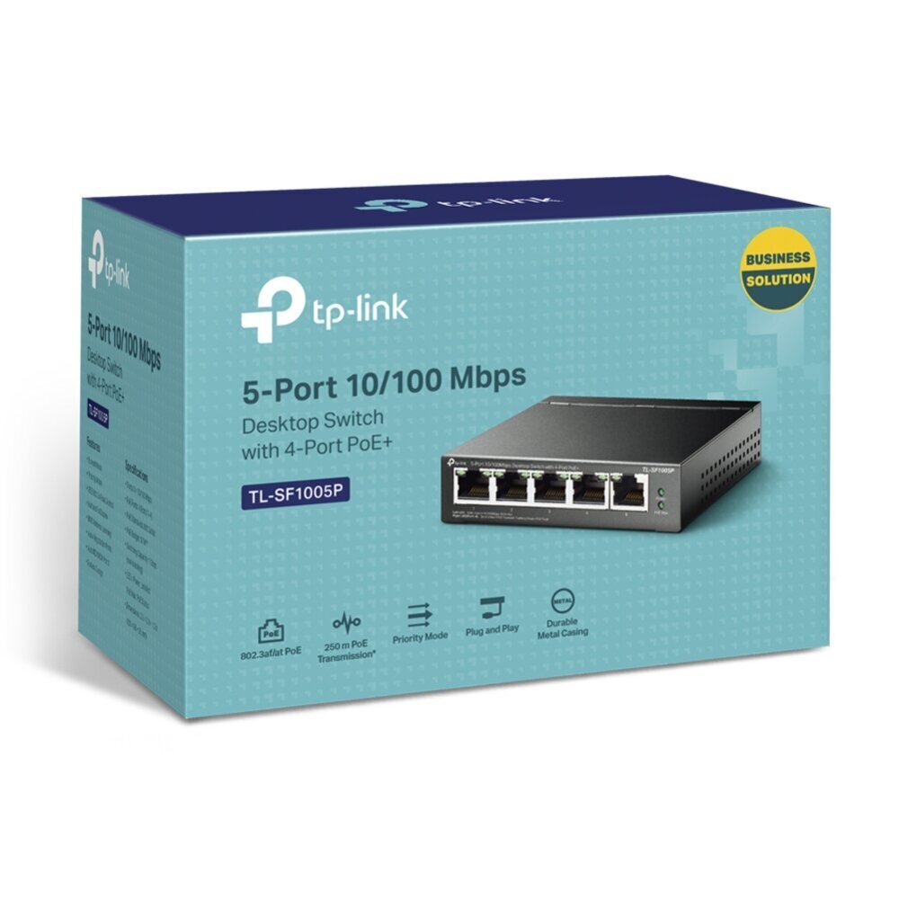 TP-LINK TL-SF1005P цена и информация | Komutatori (Switch) | 220.lv