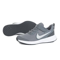Sporta apavi bērniem Nike Revolution 5 PSV BQ5672 004, pelēki цена и информация | Детская спортивная обувь | 220.lv