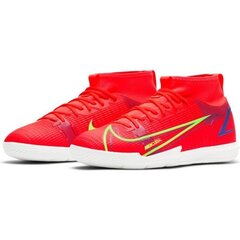 Bērnu futbola apavi Nike Mercurial Superfly 8 Academy IC Jr CV0784 600, sarkani cena un informācija | Futbola apavi | 220.lv