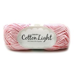 Пряжа Drops Cotton Light  05, 50 g, 105 м цена и информация | Принадлежности для вязания | 220.lv