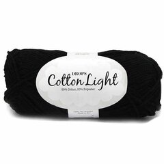 Dzija DROPS Cotton Light 20, 50 g, 105 m. cena un informācija | Adīšana | 220.lv