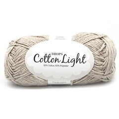 Dzija DROPS Cotton Light 21, 50 g, 105 m. cena un informācija | Adīšana | 220.lv