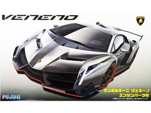 Fujimi - Lamborghini Veneno with Engine, 1/24, 12592 cena un informācija | Konstruktori | 220.lv