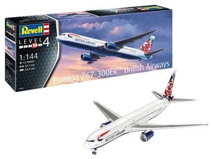 Сборная пластиковая модель Revell - Boeing 767-300ER British Airways Chelsea Rose, 1/144, 03862 цена и информация | Конструкторы и кубики | 220.lv