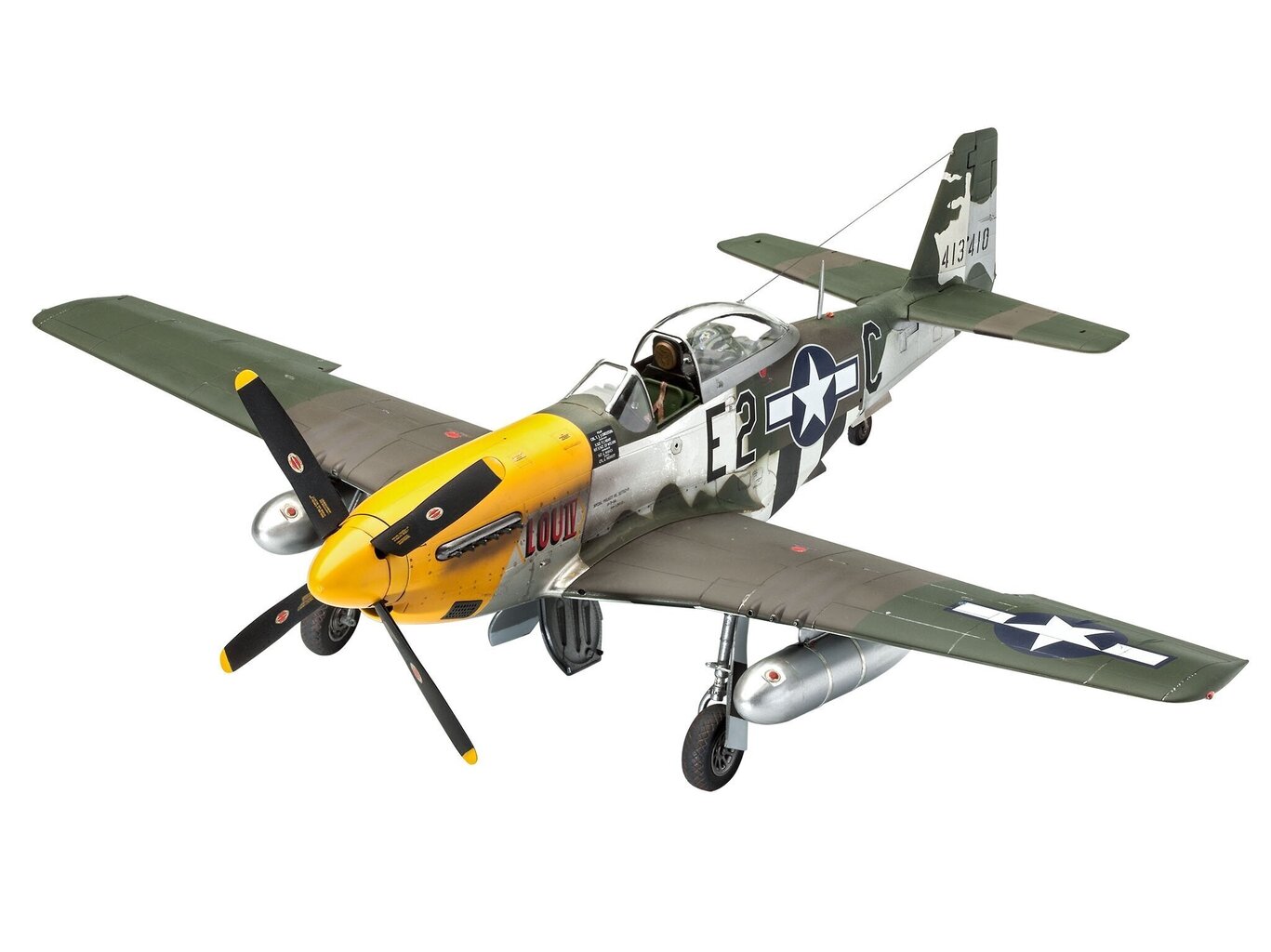 Revell - P-51D Mustang, 1/32, 03944 цена и информация | Konstruktori | 220.lv