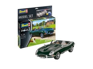 Сборная модель для склеивания Revell - Jaguar E-Type Roadster (подарочный набор), 1/24, 67687 цена и информация | Конструкторы и кубики | 220.lv