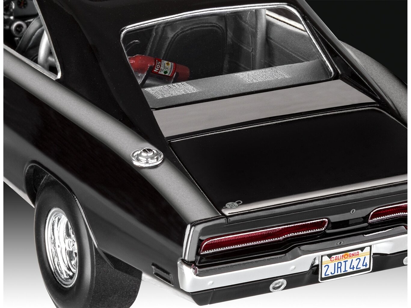 Revell - Fast & Furious - Dominics 1970 Dodge Charger dāvanu komplekts, 1/25, 67693 cena un informācija | Konstruktori | 220.lv