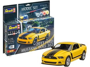 Сборная пластиковая модель Revell - 2013 Ford Mustang Boss 302, подарочный набор, 1/25, 67652 цена и информация | Конструкторы и кубики | 220.lv