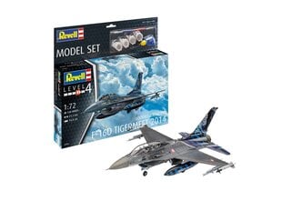 Сборная пластиковая модель Revell - F-16D Tigermeet 2014, подарочный набор, 1/72, 63844 цена и информация | Kонструкторы | 220.lv